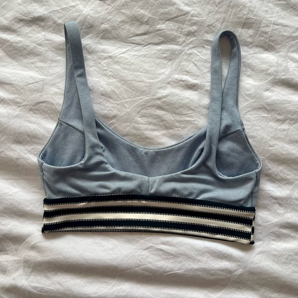 Boys + Arrows Dizzy Izzy bikini top Denim/Duet - Picture 3 of 4